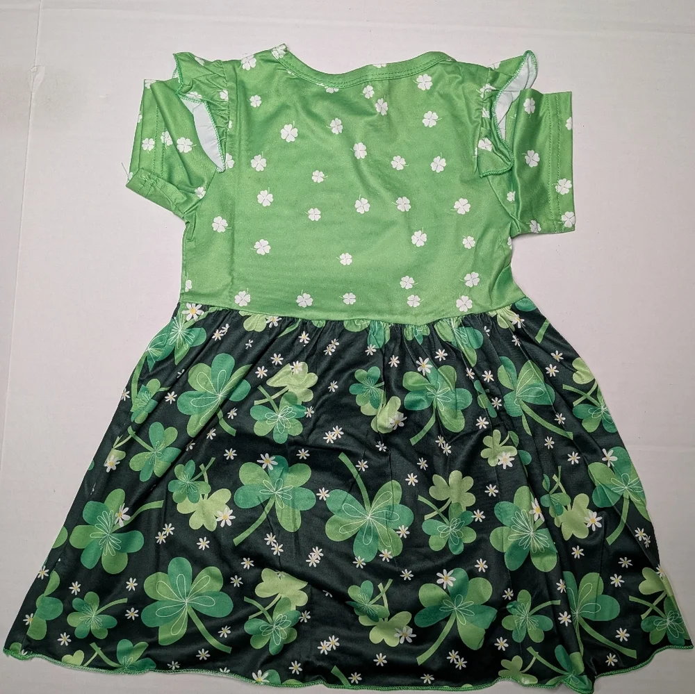 Girls' Lucky St. Patrick's Day Dress 3/4T